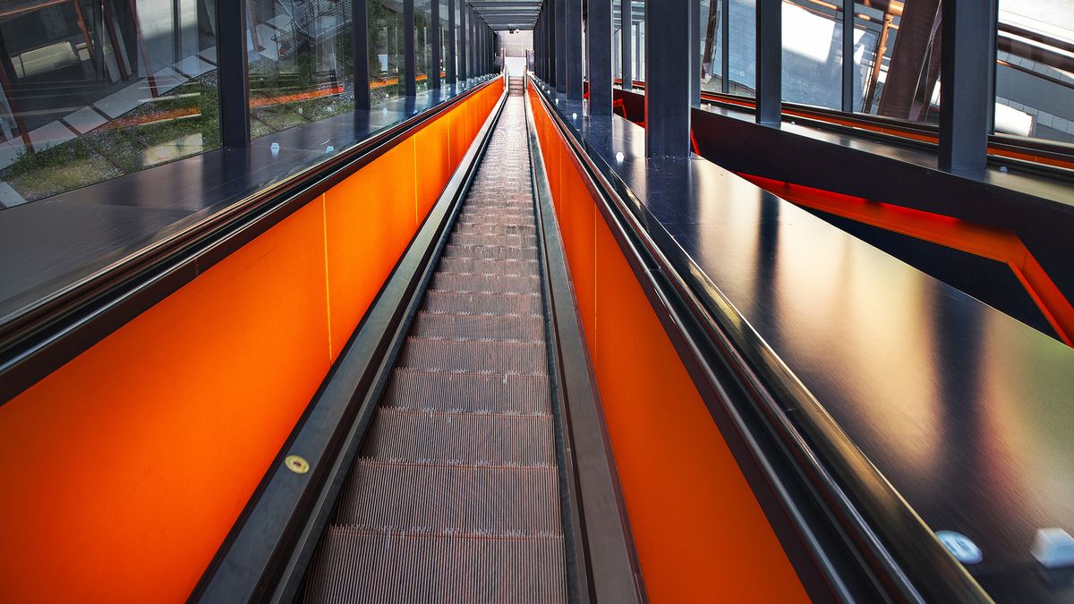 Rolltreppe zum Ruhrmuseum, Essen